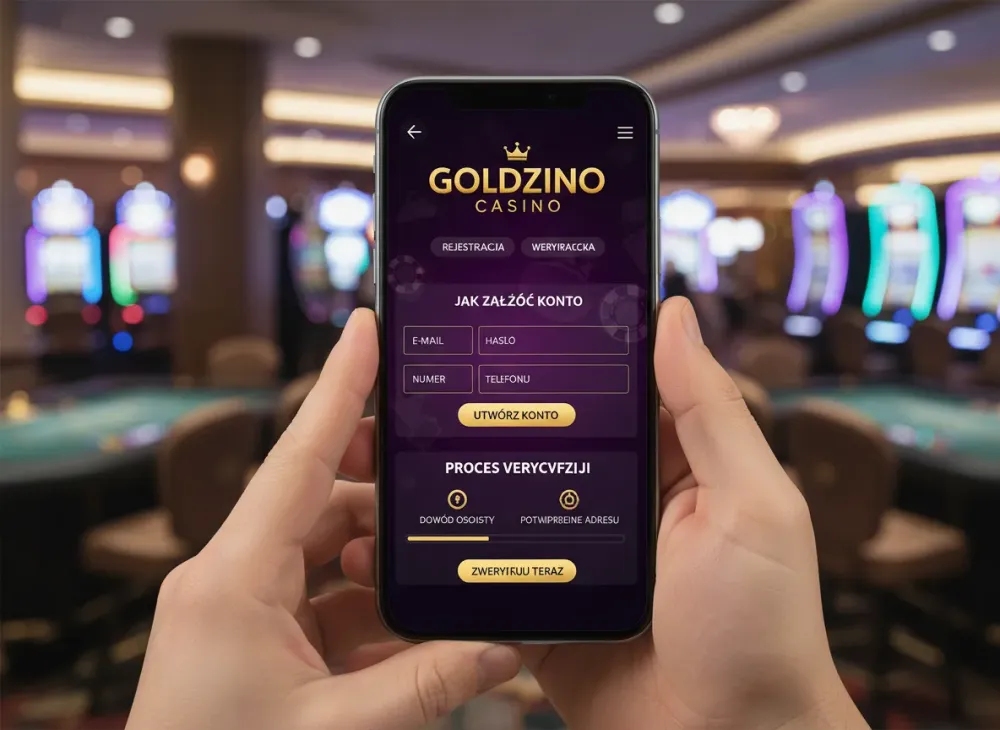 Goldzino casino rejestracja jak założyć konto i weryfikacja
